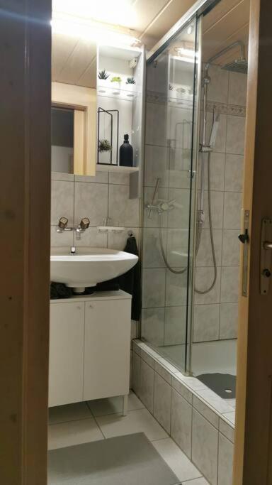 Schones Kleines Studio Mit Sitzplatz, Mitten Im Prattigau Jenaz Esterno foto